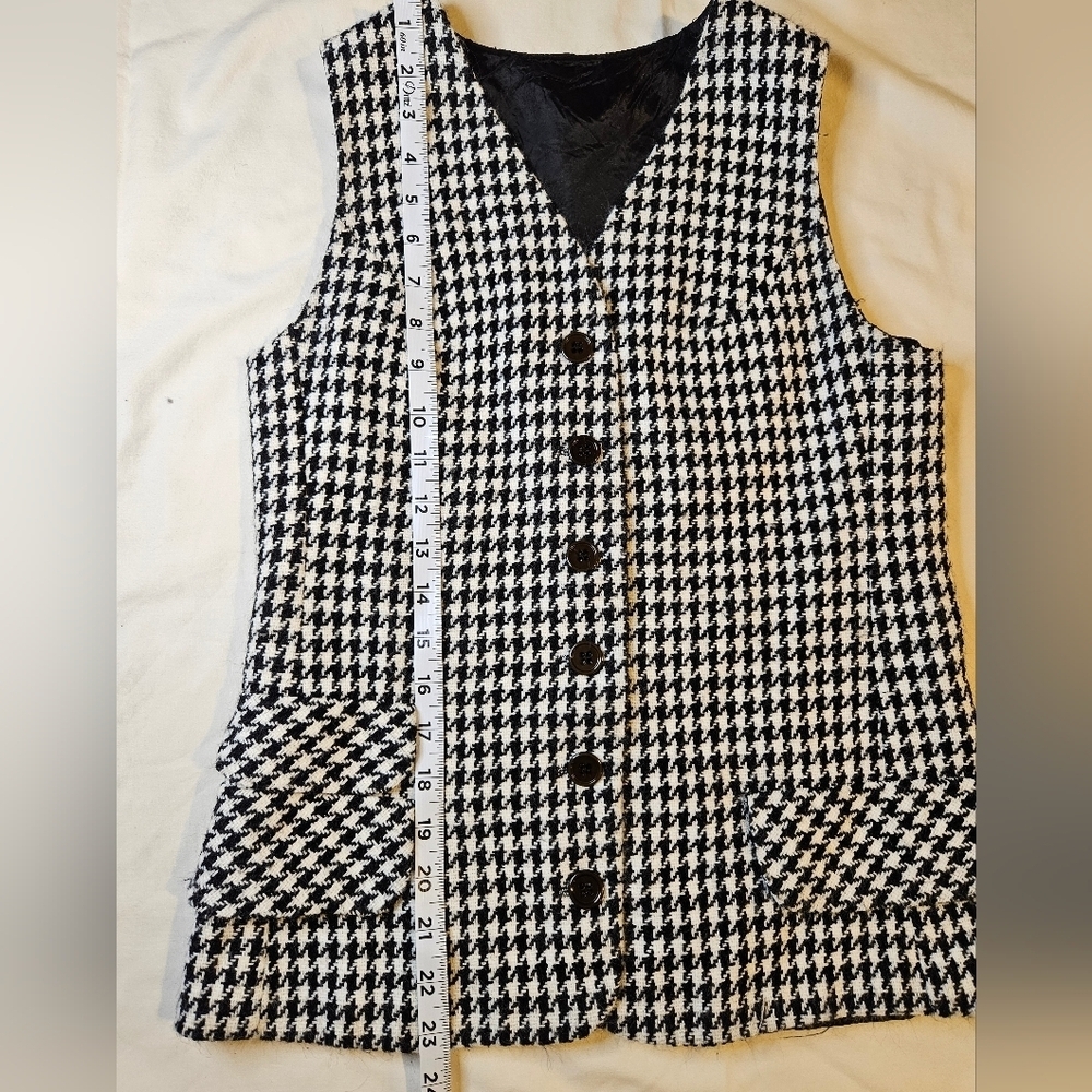 Houndstooth Womens Vest XXS/XS - Picture 5 of 9